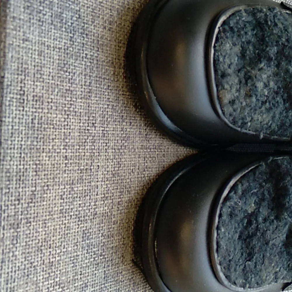 Geppetto's charcoal grey loafers with hunter green fur eu size 32